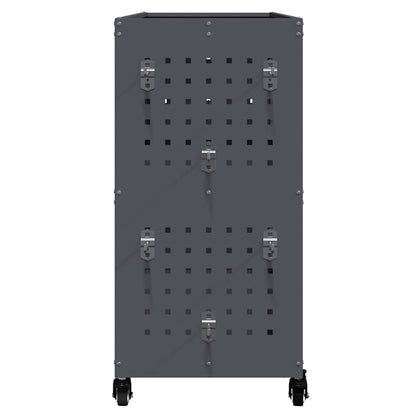 Werkzeugwagen Anthrazit 75 x 35 x 73 cm Kaltgewalzter Stahl