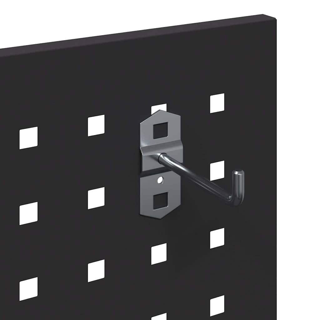 Werkzeugwagen Schwarz 65 x 35 x 111 cm Kaltgewalzter Stahl