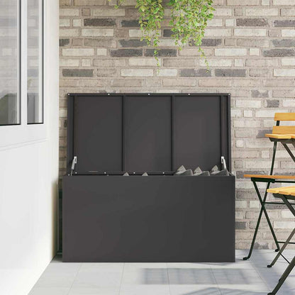 Außenlagerbox Schwarz 100 x 50.5 x 50 cm Kaltgewalzter Stahl