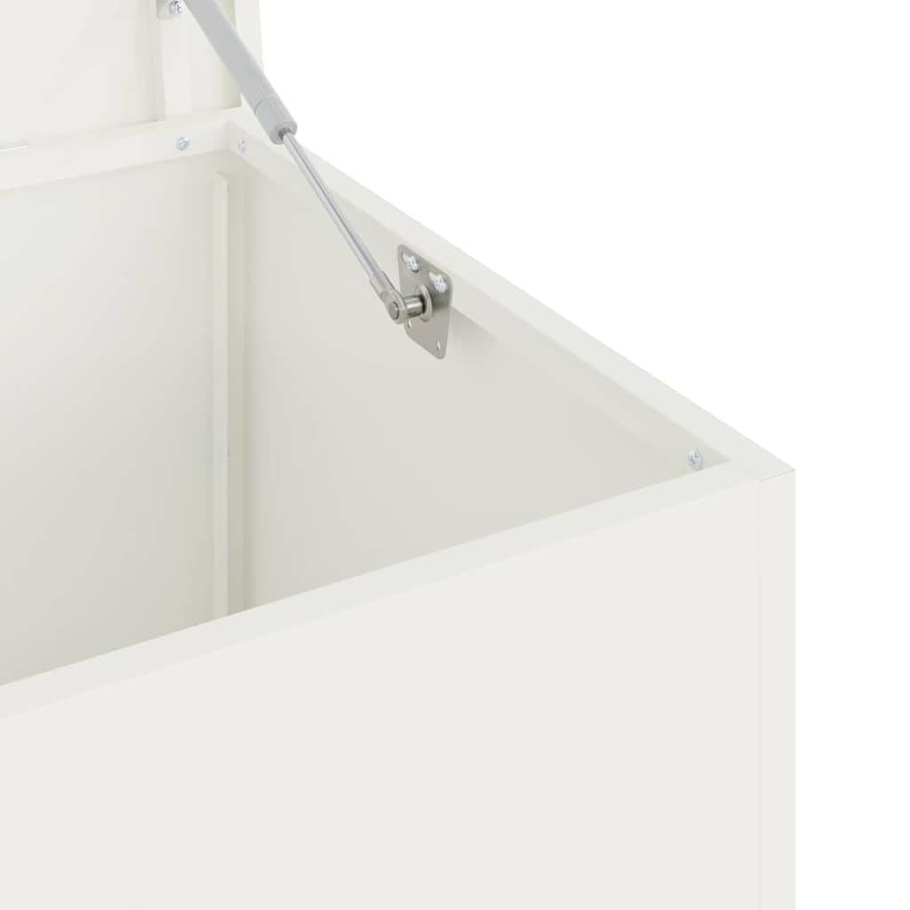 Außenlagerbox Weiß 100 x 50.5 x 50 cm Kaltgewalzter Stahl