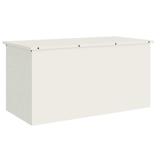 Außenlagerbox Weiß 100 x 50.5 x 50 cm Kaltgewalzter Stahl