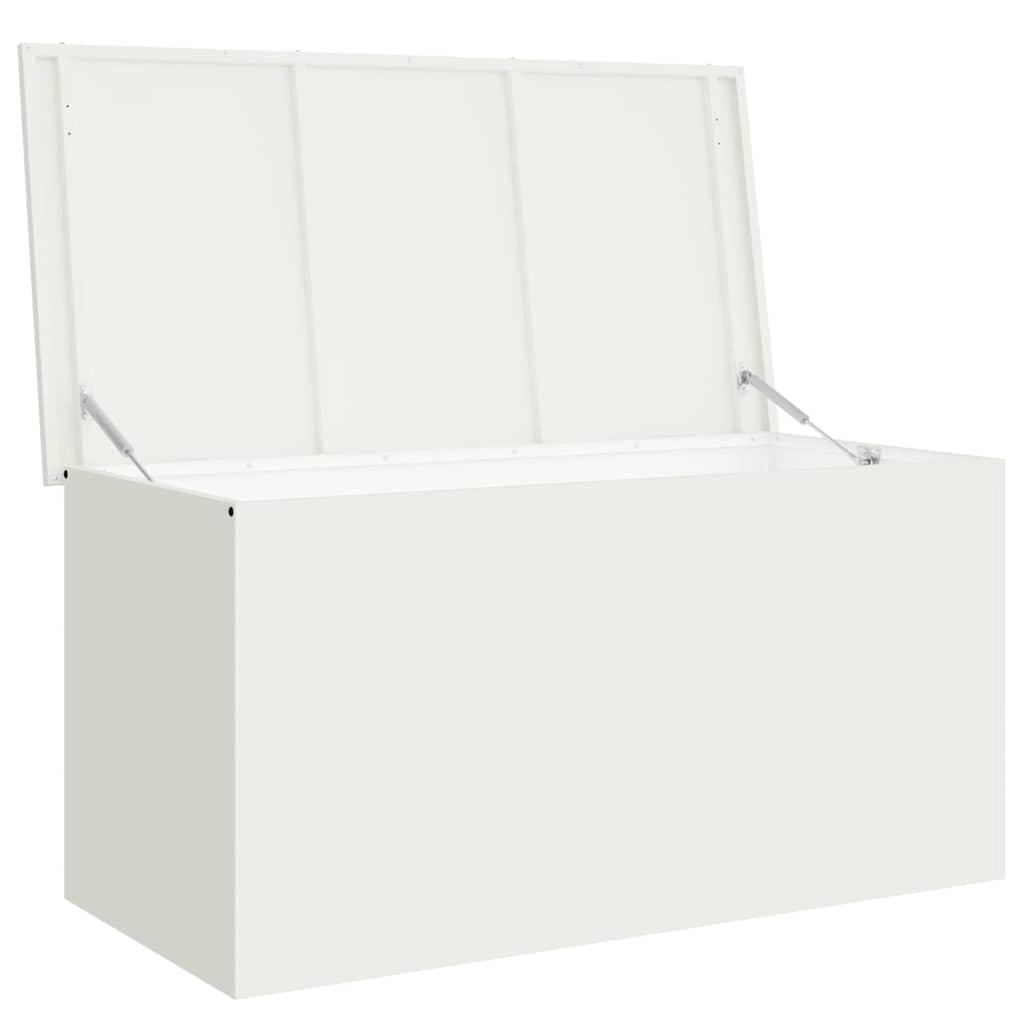 Außenlagerbox Weiß 100 x 50.5 x 50 cm Kaltgewalzter Stahl