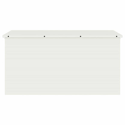 Außenlagerbox Weiß 100 x 50.5 x 50 cm Kaltgewalzter Stahl