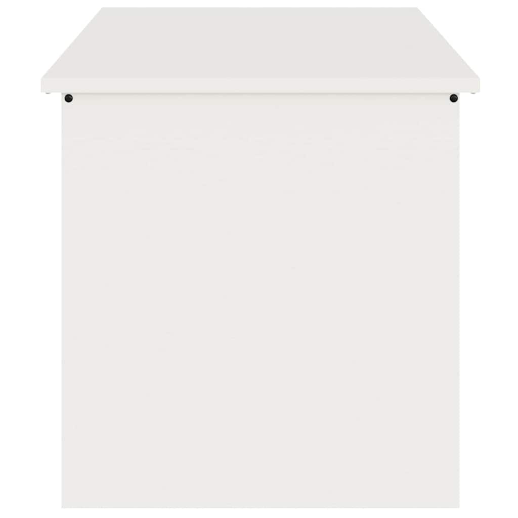 Außenlagerbox Weiß 100 x 50.5 x 50 cm Kaltgewalzter Stahl