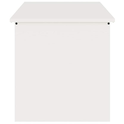 Außenlagerbox Weiß 100 x 50.5 x 50 cm Kaltgewalzter Stahl