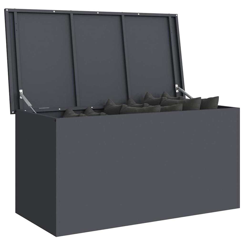 Außenlagerbox Anthrazit 100 x 50.5 x 50 cm Kaltgewalzter Stahl