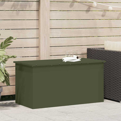 Außenlagerbox Olivgrün 100 x 50.5 x 50 cm Kaltgewalzter Stahl
