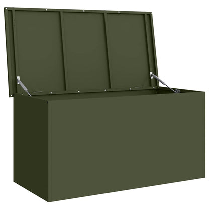 Außenlagerbox Olivgrün 100 x 50.5 x 50 cm Kaltgewalzter Stahl