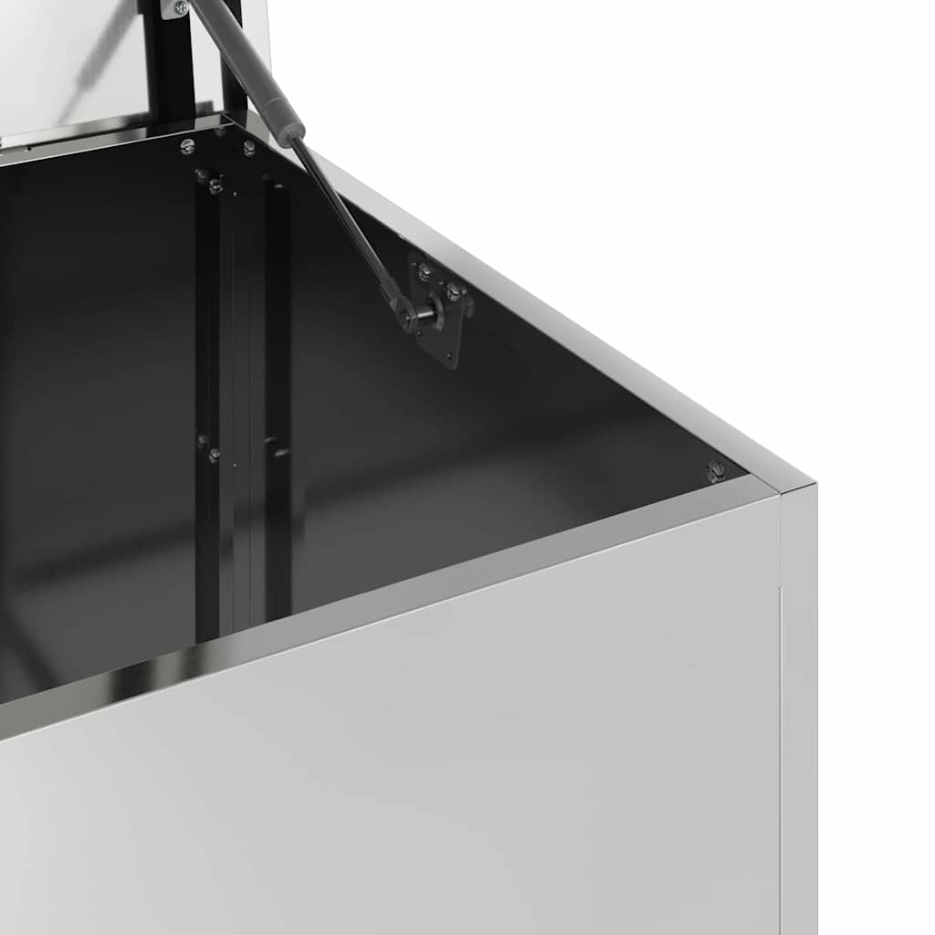 Außenlagerbox Silber 100 x 50.5 x 50 cm Verzinkter Stahl