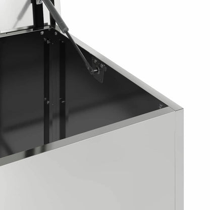 Außenlagerbox Silber 100 x 50.5 x 50 cm Verzinkter Stahl