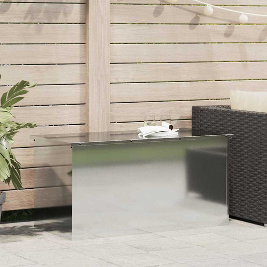 Außenlagerbox Silber 100 x 50.5 x 50 cm Verzinkter Stahl