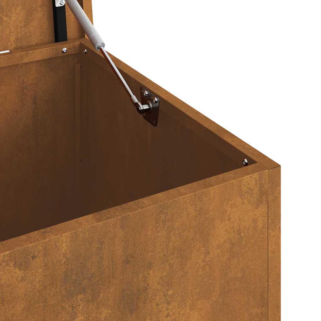 Außenlagerbox mit Speicher Braun 100 x 50.5 x 50 cm
