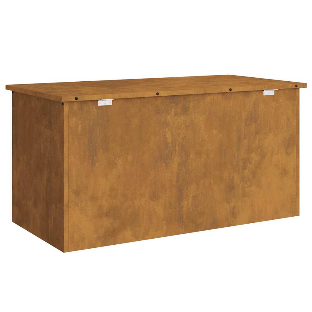 Außenlagerbox mit Speicher Braun 100 x 50.5 x 50 cm