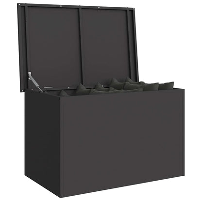 Außenlagerbox Schwarz 80 x 50.5 x 50 cm Kaltgewalzter Stahl