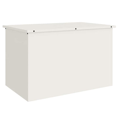 Außenlagerbox Weiß 80 x 50.5 x 50 cm Kaltgewalzter Stahl