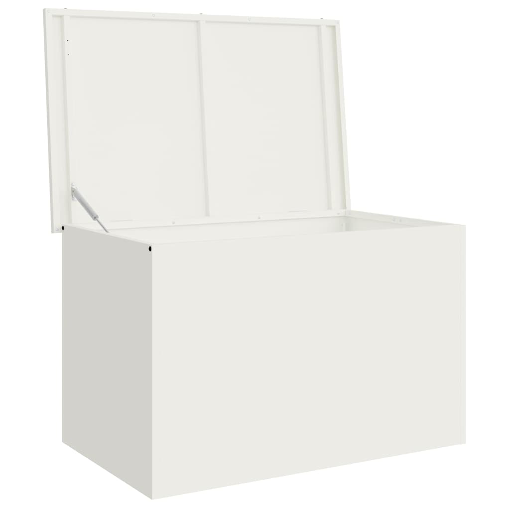 Außenlagerbox Weiß 80 x 50.5 x 50 cm Kaltgewalzter Stahl