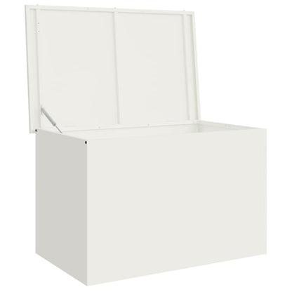 Außenlagerbox Weiß 80 x 50.5 x 50 cm Kaltgewalzter Stahl