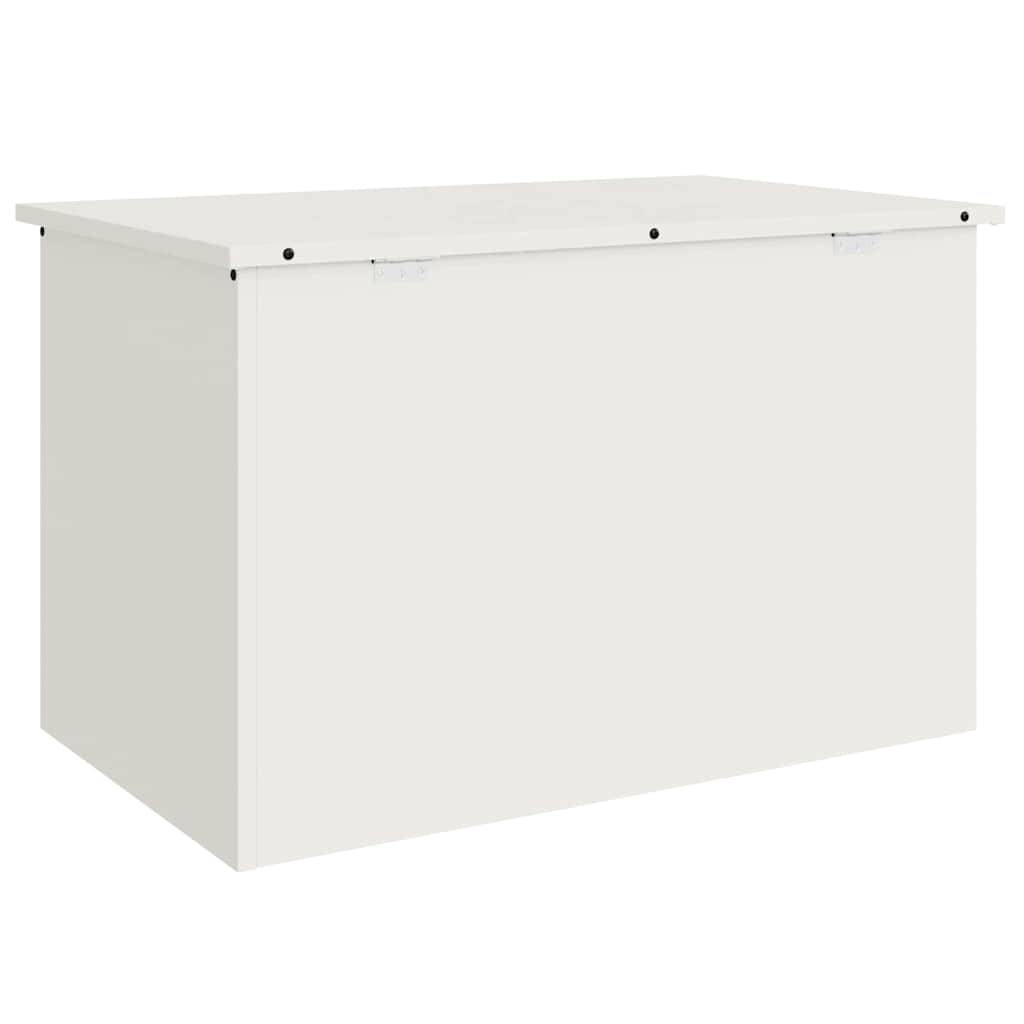 Außenlagerbox Weiß 80 x 50.5 x 50 cm Kaltgewalzter Stahl
