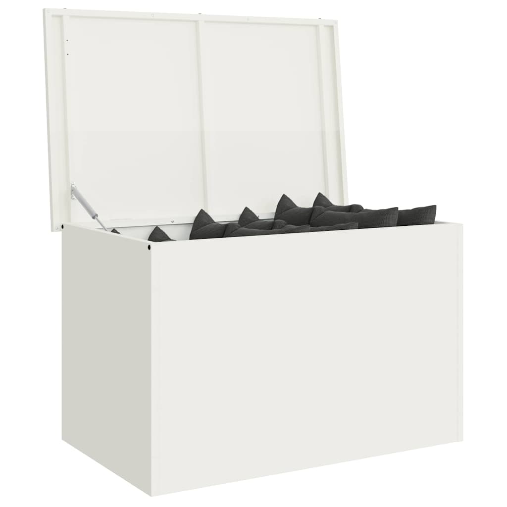 Außenlagerbox Weiß 80 x 50.5 x 50 cm Kaltgewalzter Stahl