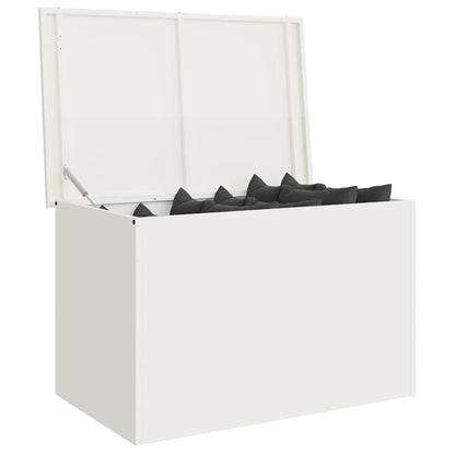 Außenlagerbox Weiß 80 x 50.5 x 50 cm Kaltgewalzter Stahl