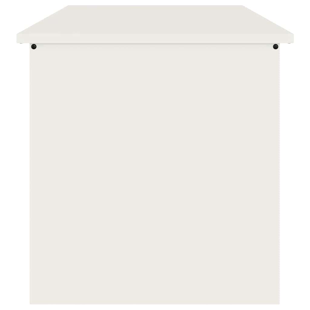 Außenlagerbox Weiß 80 x 50.5 x 50 cm Kaltgewalzter Stahl