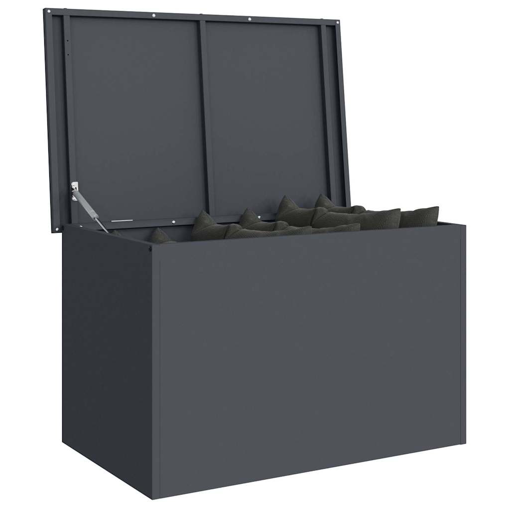 Außenlagerbox Anthrazit 80 x 50.5 x 50 cm Kaltgewalzter Stahl
