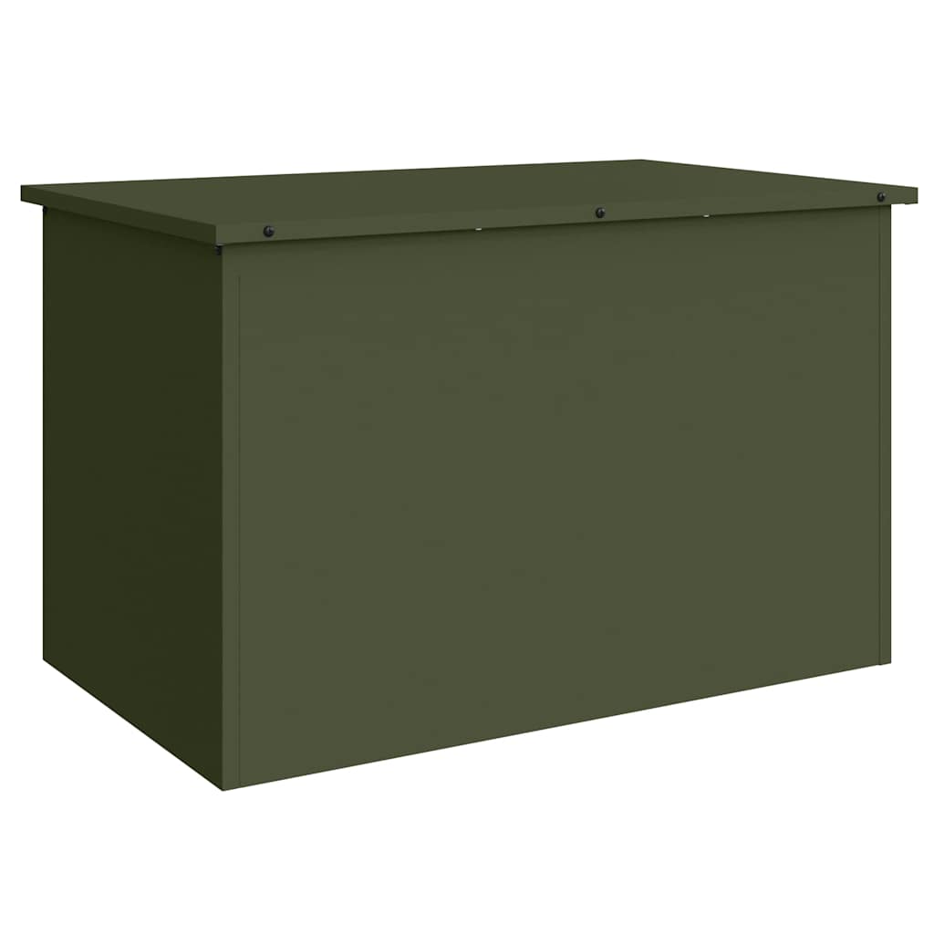 Außenlagerbox Olivgrün 80 x 50.5 x 50 cm Kaltgewalzter Stahl