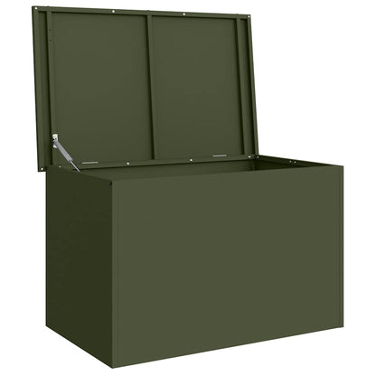 Außenlagerbox Olivgrün 80 x 50.5 x 50 cm Kaltgewalzter Stahl