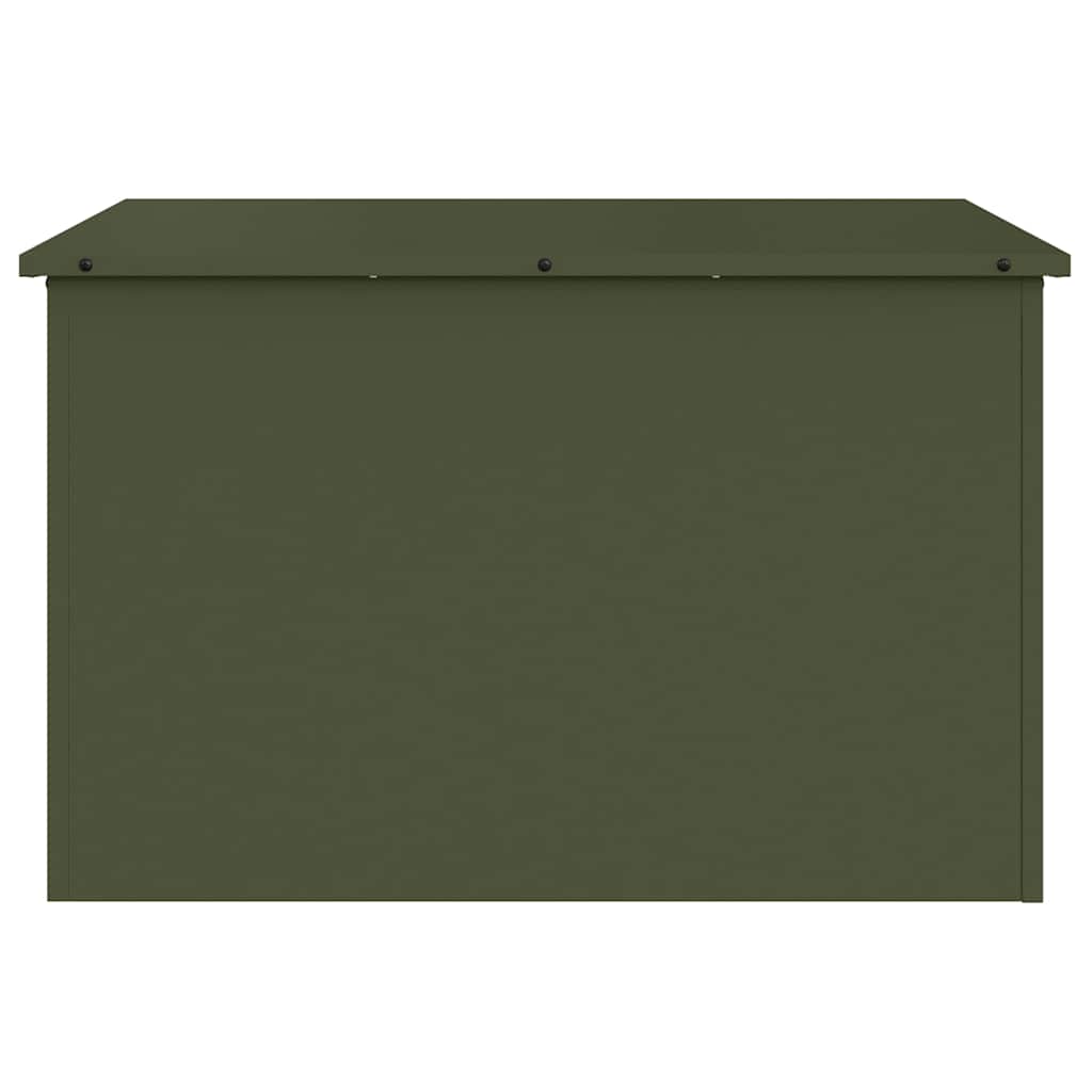 Außenlagerbox Olivgrün 80 x 50.5 x 50 cm Kaltgewalzter Stahl