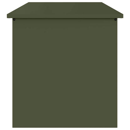 Außenlagerbox Olivgrün 80 x 50.5 x 50 cm Kaltgewalzter Stahl
