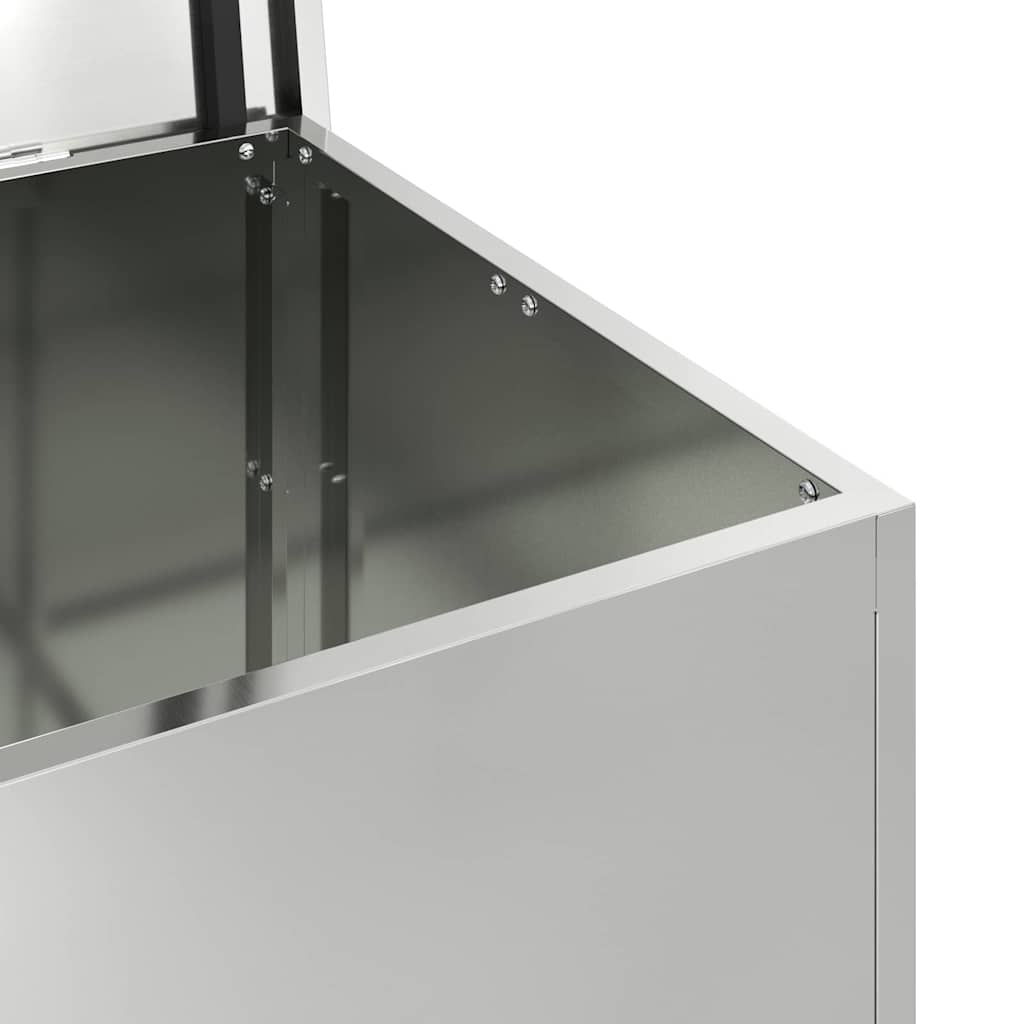Außenlagerbox Silber 80 x 50.5 x 50 cm Verzinkter Stahl