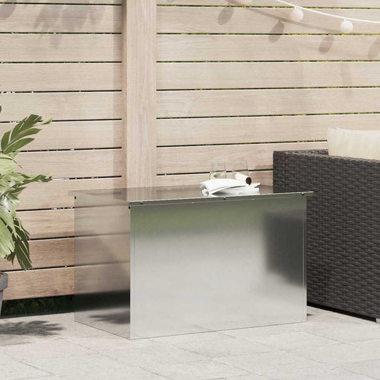 Außenlagerbox Silber 80 x 50.5 x 50 cm Verzinkter Stahl