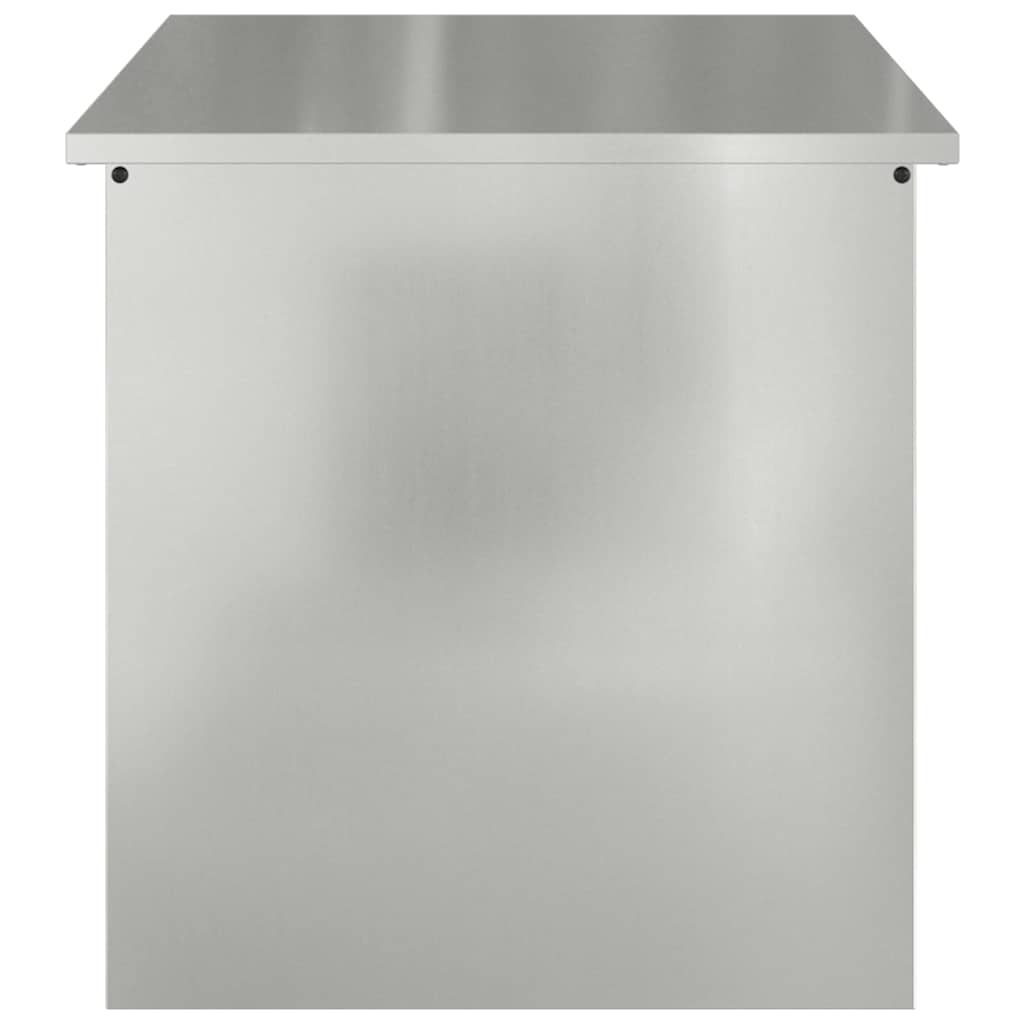 Außenlagerbox Silber 80 x 50.5 x 50 cm Verzinkter Stahl