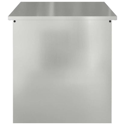 Außenlagerbox Silber 80 x 50.5 x 50 cm Verzinkter Stahl