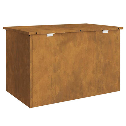 Außenlagerbox mit Speicher Braun 80 x 50.5 x 50 cm