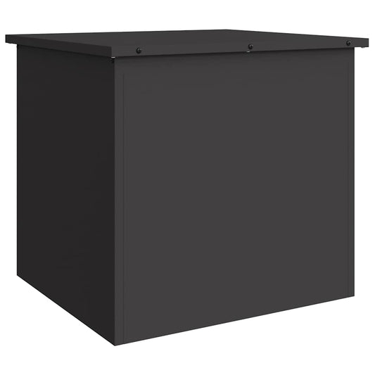 Außenlagerbox Schwarz 55 x 50.5 x 50 cm Kaltgewalzter Stahl