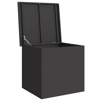 Außenlagerbox Schwarz 55 x 50.5 x 50 cm Kaltgewalzter Stahl