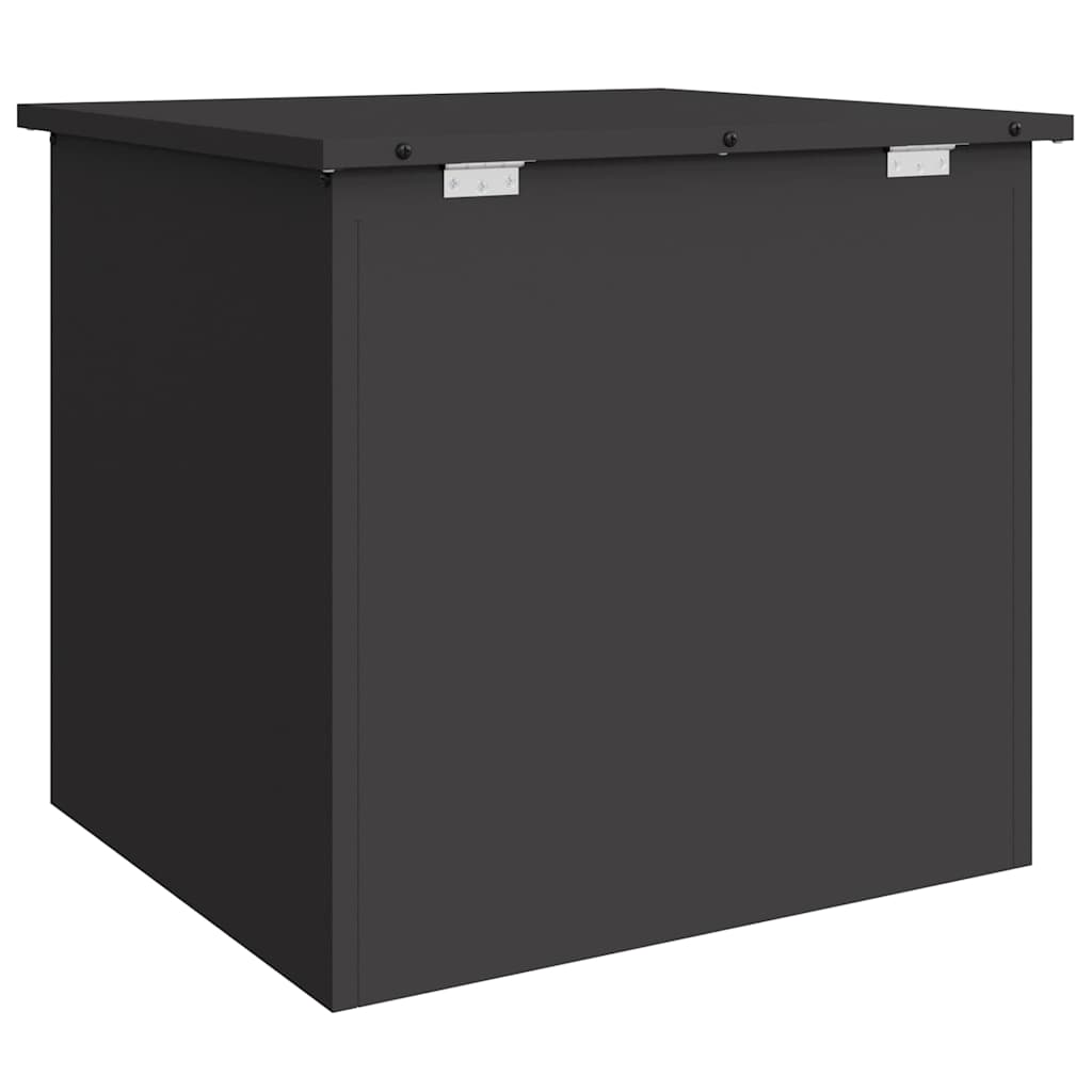 Außenlagerbox Schwarz 55 x 50.5 x 50 cm Kaltgewalzter Stahl