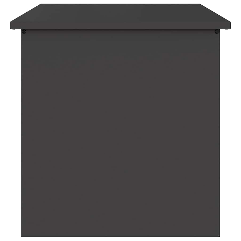 Außenlagerbox Schwarz 55 x 50.5 x 50 cm Kaltgewalzter Stahl