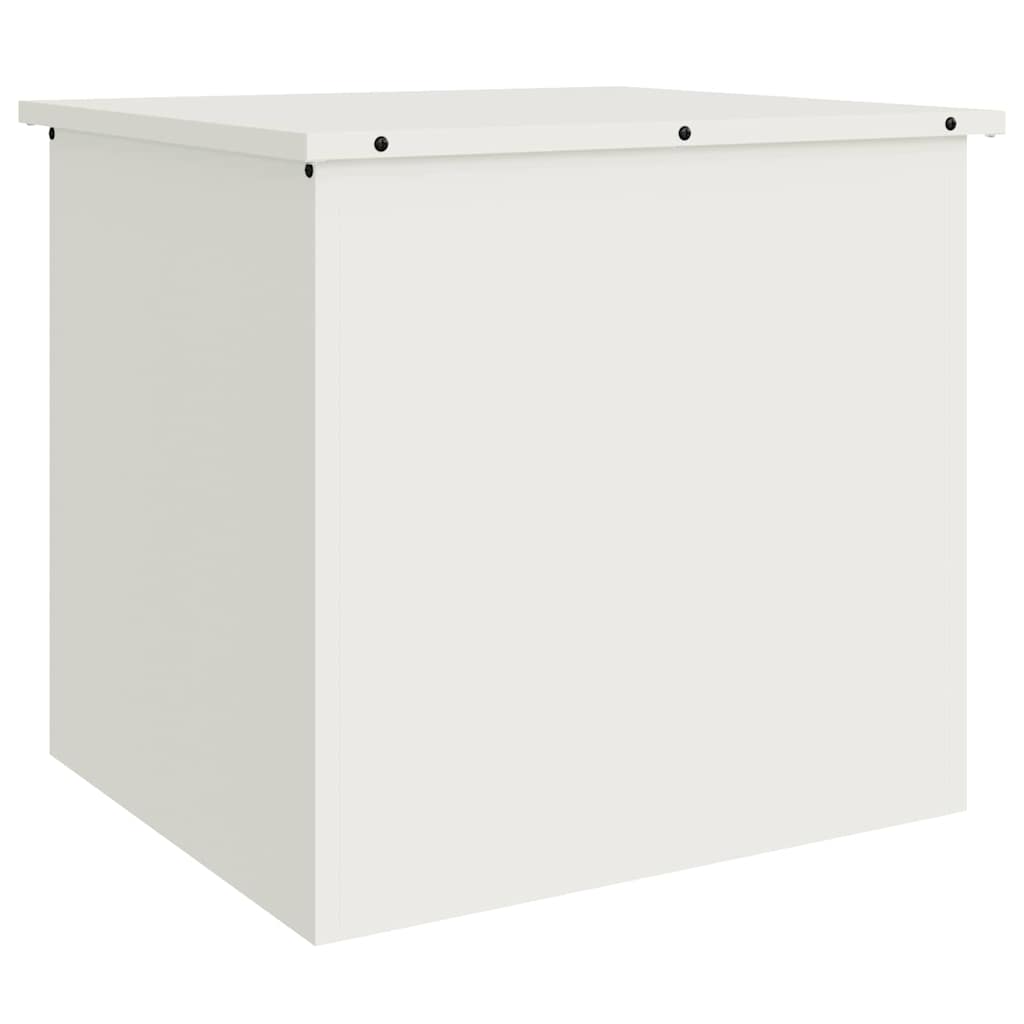 Außenlagerbox Weiß 55 x 50.5 x 50 cm Kaltgewalzter Stahl