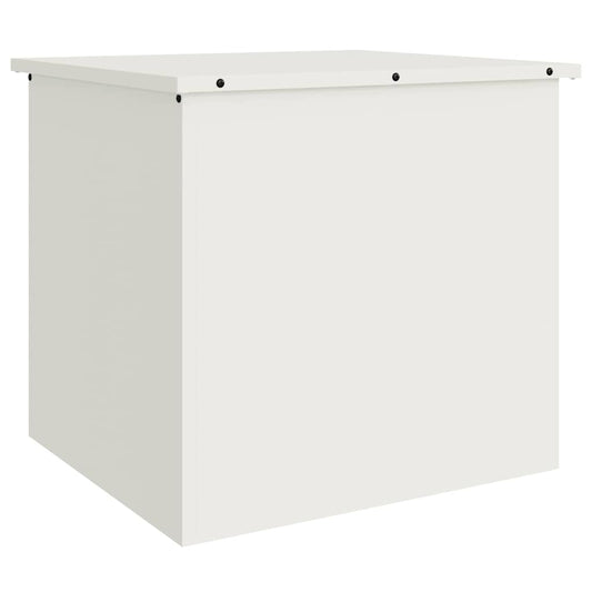 Außenlagerbox Weiß 55 x 50.5 x 50 cm Kaltgewalzter Stahl