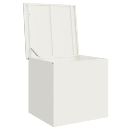 Außenlagerbox Weiß 55 x 50.5 x 50 cm Kaltgewalzter Stahl