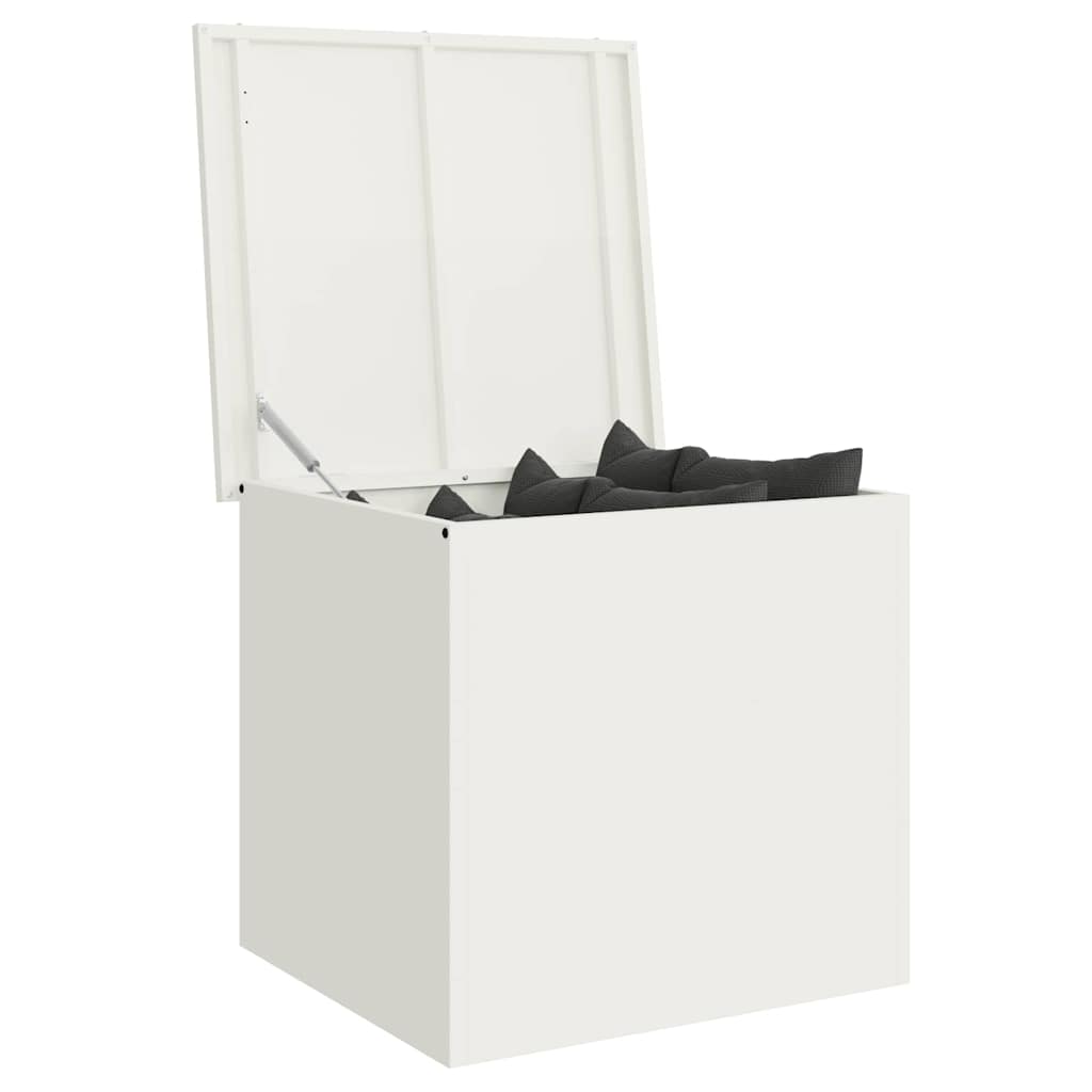 Außenlagerbox Weiß 55 x 50.5 x 50 cm Kaltgewalzter Stahl