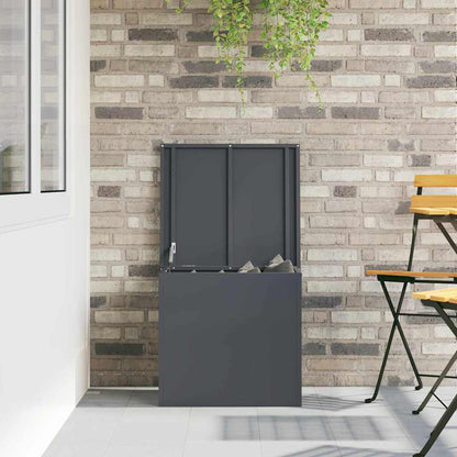 Außenlagerbox Anthrazit 55 x 50.5 x 50 cm Kaltgewalzter Stahl