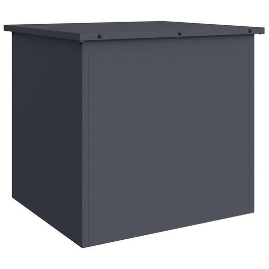 Außenlagerbox Anthrazit 55 x 50.5 x 50 cm Kaltgewalzter Stahl
