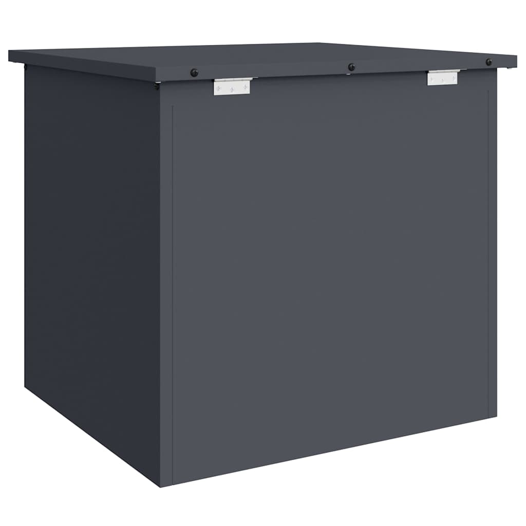 Außenlagerbox Anthrazit 55 x 50.5 x 50 cm Kaltgewalzter Stahl