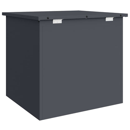 Außenlagerbox Anthrazit 55 x 50.5 x 50 cm Kaltgewalzter Stahl