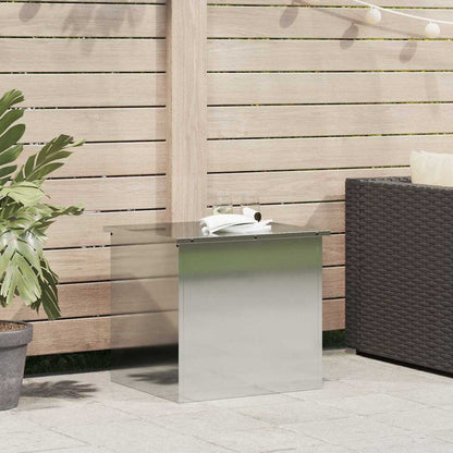 Außenlagerbox Silber 55 x 50.5 x 50 cm Verzinkter Stahl