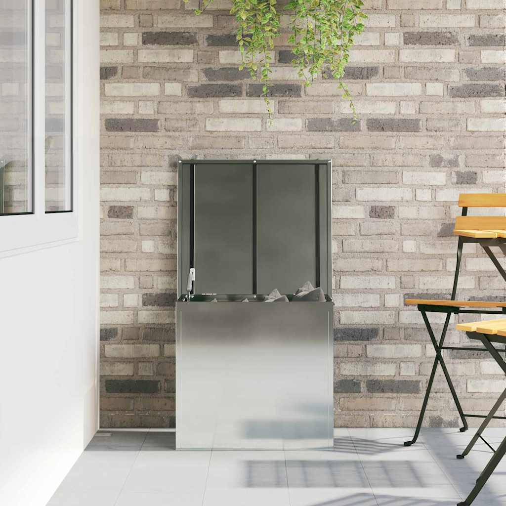 Außenlagerbox Silber 55 x 50.5 x 50 cm Verzinkter Stahl