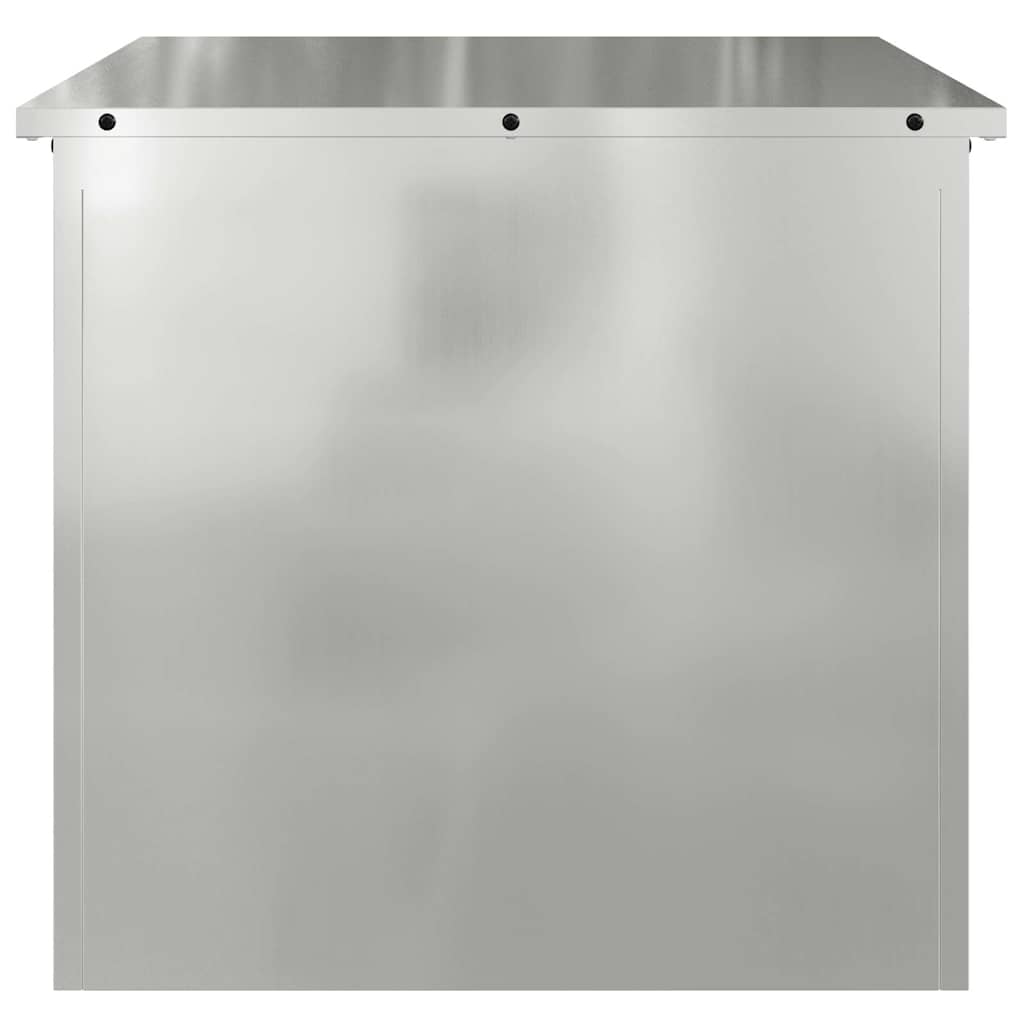 Außenlagerbox Silber 55 x 50.5 x 50 cm Verzinkter Stahl